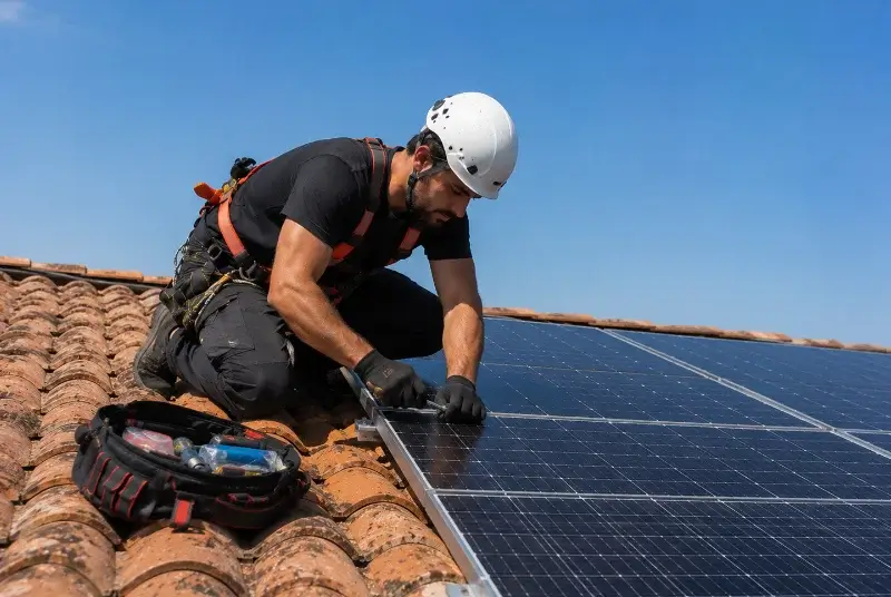 Maintenance et monitoring de panneaux solaires à Entre-Vignes